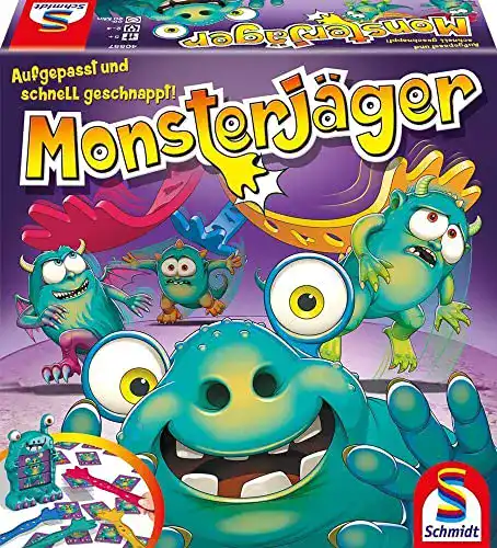 Schmidt Spiele 40557 Monsterjäger Aktionsspiel für Kinder ab 5 Jahren