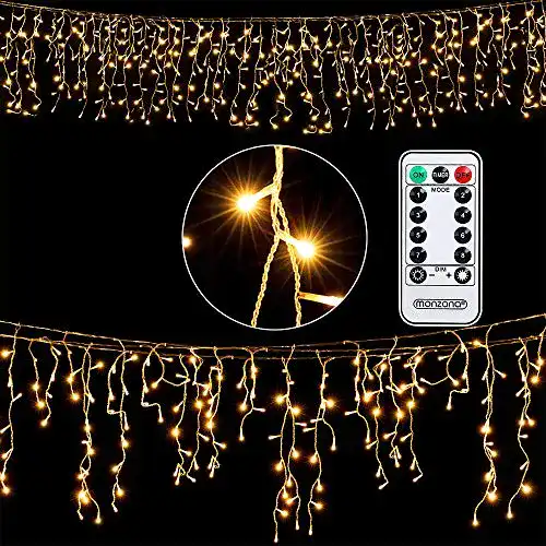Lichterkette Eisregen für Außenanwendungen mit 600 LEDs und 20m Länge