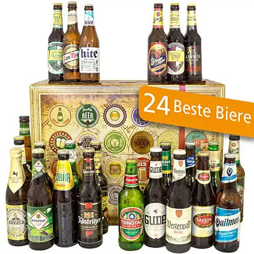 Bier-Adventskalender mit 24 Bieren aus aller Welt