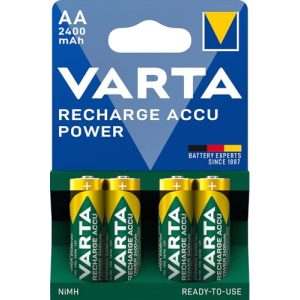 Varta AA Akkus 2400 mAh, wiederaufladbar, 4 Stück