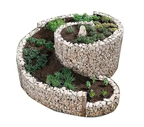 Kräuterspirale Riegelsberger Große Gabione für den Garten