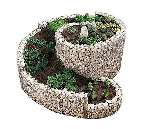 Kräuterspirale Riegelsberger Große Gabione für den Garten
