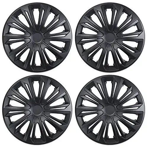 Radkappen NRM Radzierblende schwarz matt 15 Zoll 4er Set