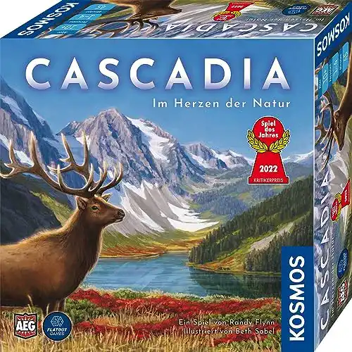 Brettspiele Kosmos 682590 Cascadia – Im Herzen der Natur