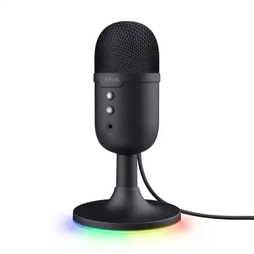 Trust Gaming GXT 236 Yami USB Streaming Mikrofon für PC und Podcasts