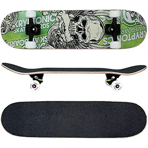 Skateboard FunTomia mit ABEC-9 Kugellager und 100A Rollenhärte
