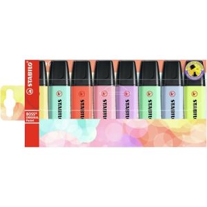 Textmarker Stabilo BOSS Original Pastel 8er Pack