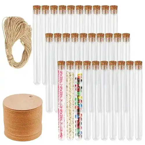 Reagenzgläser Firschoie 30 Stück, 15x150mm mit Korken und Zubehör
