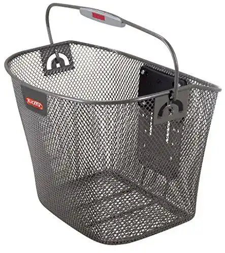 Fahrradkorb KlickFix Farradtasche Uni Korb, Feinma. Anthrazit