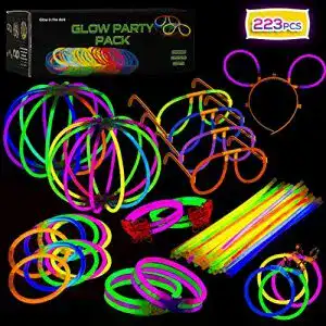 Knicklichter Karids 223-teiliges Set für Bastel- und Partydekoration