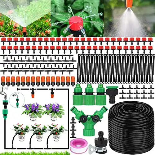Bewässerungssystem MULEVIP 50 Meter mit 200 Teilen für den Garten