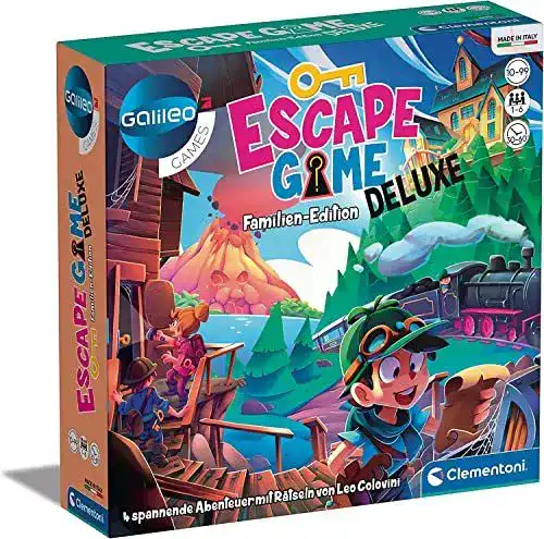 Clementoni Escape Game Deluxe für Kinder ab 10 Jahren