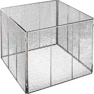 Metall-Komposter Brista 80 x 80 x 70 cm für Gartenabfälle