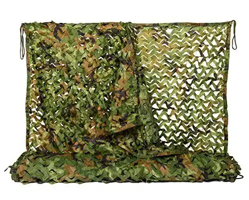 Tarnnetz NINAT Camouflage Netz 2m x 6m Woodland für Jagd und Outdoor