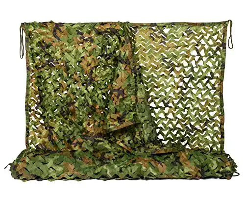 Tarnnetz NINAT Camouflage Netz 2m x 6m Woodland für Jagd und Outdoor