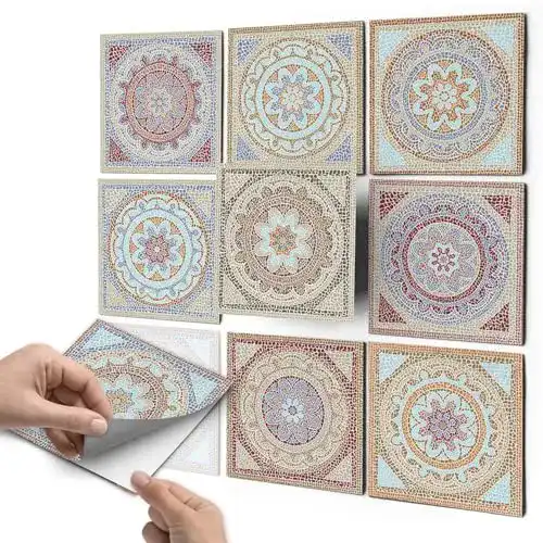 Fliesenaufkleber Creatisto für Bad und Küche – Fliesensticker Mosaik