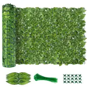 Künstliche Efeu Hecke Sichtschutz Agjidso 100 x 300 cm