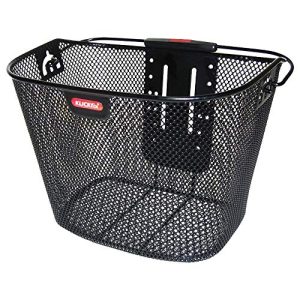 Fahrradkorb vorne Klickfix Fahrradtasche Uni Korb Feinmaschig Schwarz