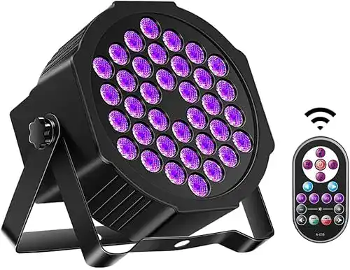 Schwarzlicht LED Strahler UKing 72W mit 36 LEDs für Events