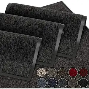 Schmutzfangmatte GadHome Fußmatte in Schwarz Anthrazit