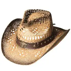 Cowboyhut Stars & Stripes Strohhut für Outdoor und Westernaktivitäten