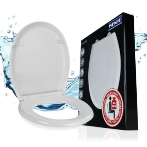 Wenko WC-Sitz Rieti, hygienischer Toilettensitz mit Absenkautomatik
