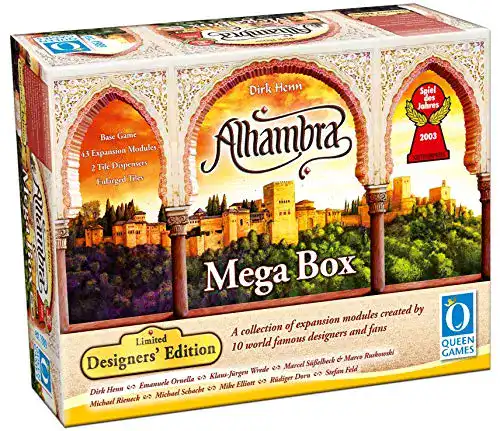 Alhambra Spiel von Queen Games 10452 – Mega Box mit Erweiterungen