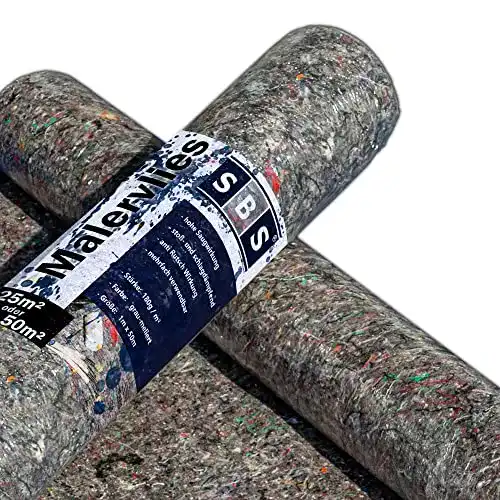 Malervlies SBS 50m² Rolle für effektiven Oberflächenschutz