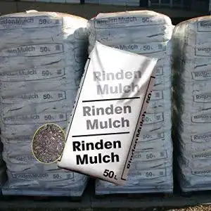 Rindenmulch 48 Säcke à 50 Liter, insgesamt 2400 Liter, 0-40 mm