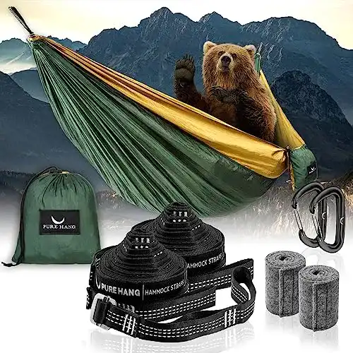 Outdoor Hängematte für Camping und Reisen mit 300 kg Tragfähigkeit