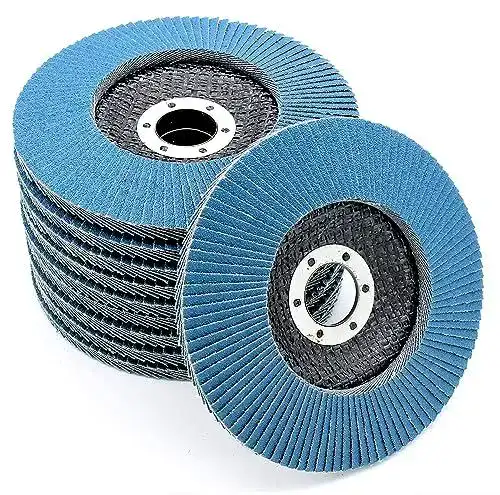 Schleifscheiben 125 mm Profi-Fächerscheiben blau 10 Stück