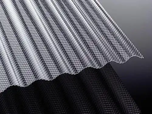 Lichtplatten Acrylglas-Profilplatte Highlux 3mm Sinus 76/18