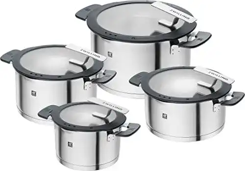 Zwilling Simplify Kochtopfset 4-teilig mit integriertem Sieb