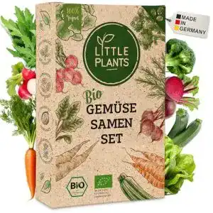 Gemüsesamen Little Plants Bio Set mit 12 Sorten für Garten und Balkon