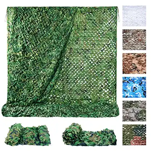 Tarnnetz Sposuit Camouflage Netz 3x6m für Sonnenschutz und Dekoration