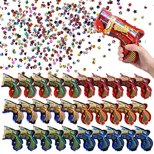 Konfettikanone Joycabin – 30 Stück Konfetti Pistolen Set