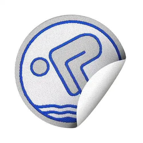 Schwimmabzeichen Seepferdchen Silber zum Aufkleben