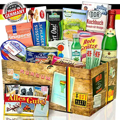 Präsentkorb Ostpaket mit DDR Spezialitäten