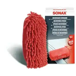 Sonax Microfaser Autoschwamm für gründliche Fahrzeugreinigung (1 Stück)