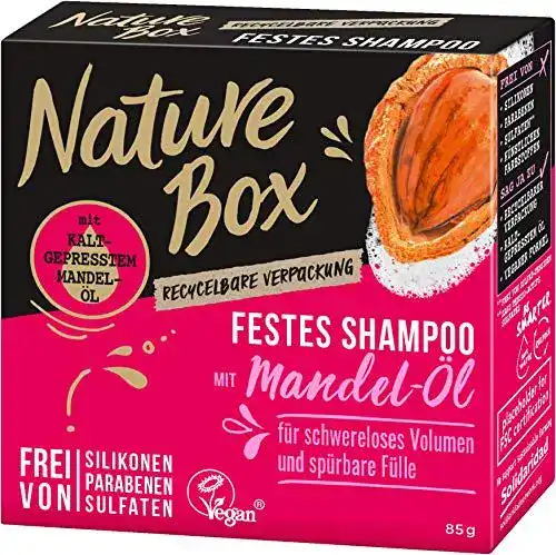 Festes Shampoo Nature Box Mandel-Öl, 85 g