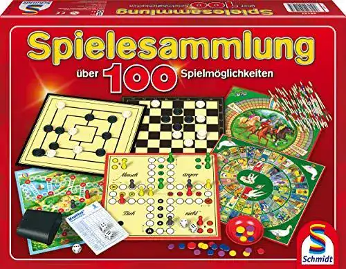 Spielesammlung Schmidt Spiele 49147 mit 100 Spielmöglichkeiten