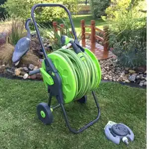 Schlauchwagen mit Schlauch Arbeitsbedarf24 Lime Edition 7-teilig