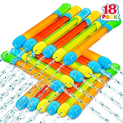 Joyin 18-teiliges Set Wasserpistolen für Kinder, 42 cm