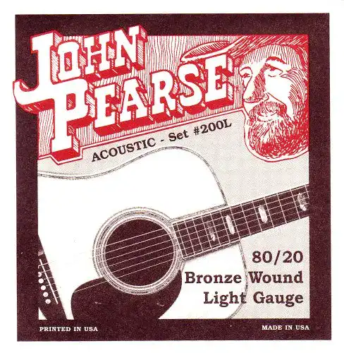 Westerngitarre Saiten John Pearse 200L Bronze 012/053
