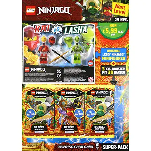 Ninjago Blue Ocean 6 Next Level Trading Cards Super Pack