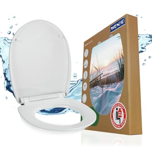 Wenko WC-Sitz Baltic aus Thermoplast mit Absenkautomatik