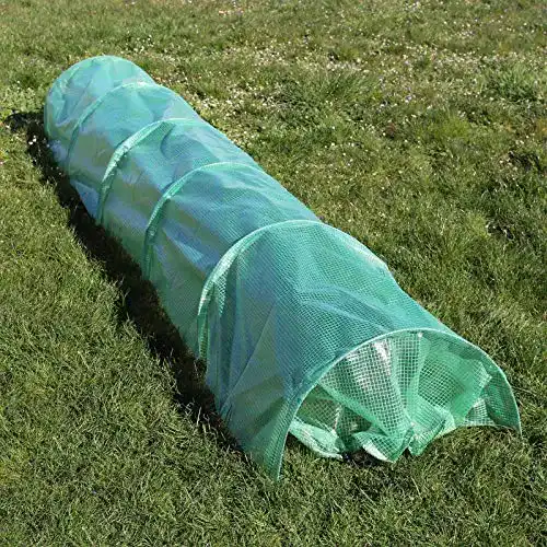Folientunnel Wiltec 300 x 65 x 45 cm mit PE-Gitternetzfolie