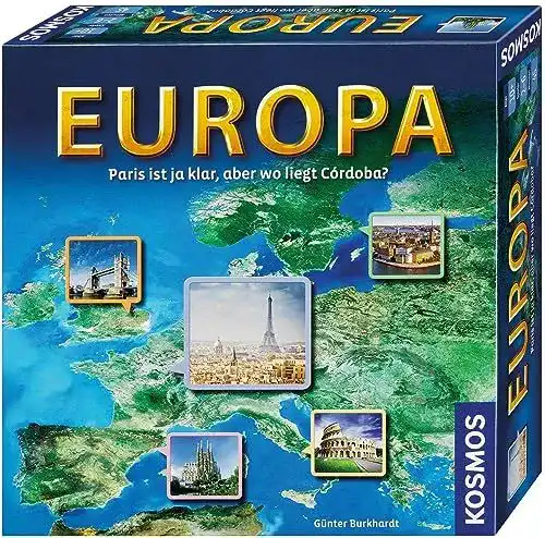 Kosmos 692636 Europa – Geografie Spiel für Kinder ab 10 Jahren