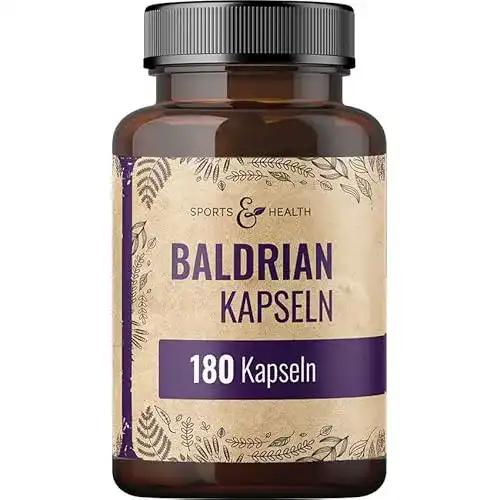Baldrian Dragees von CDF Sports & Health Solutions – 180 vegane Kapseln