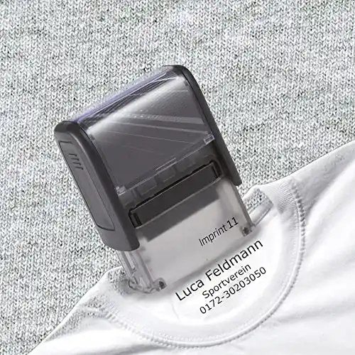 Textilstempel Trodat Imprint 11 zur Personalisierung von Textilien